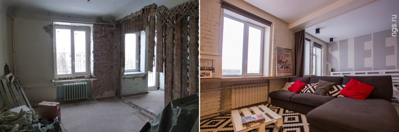 Квартира со Сталиным. Пример невероятного перевоплощения одной квартиры