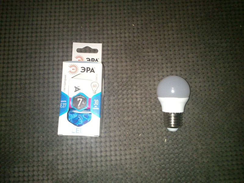 LED лампы ЭРА качество на "высоте".