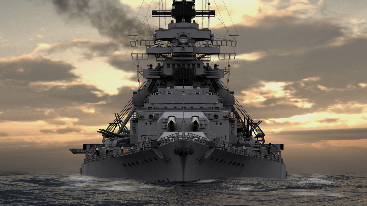 Легендарные корабли: линкор "Бисмарк" .