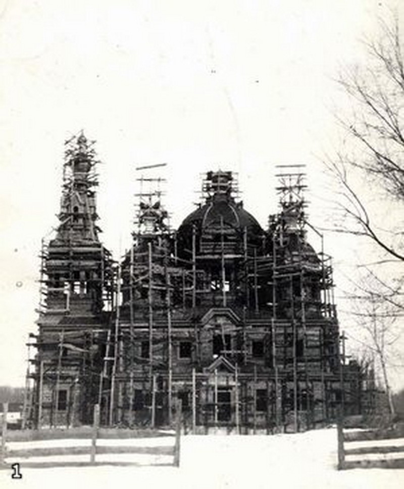 Верный. Кафедральный собор на стадии строительства. 1906-1907 гг.