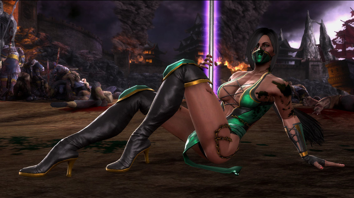 № 9: Jade и Kitana из серии "Mortal Kombat" (1992