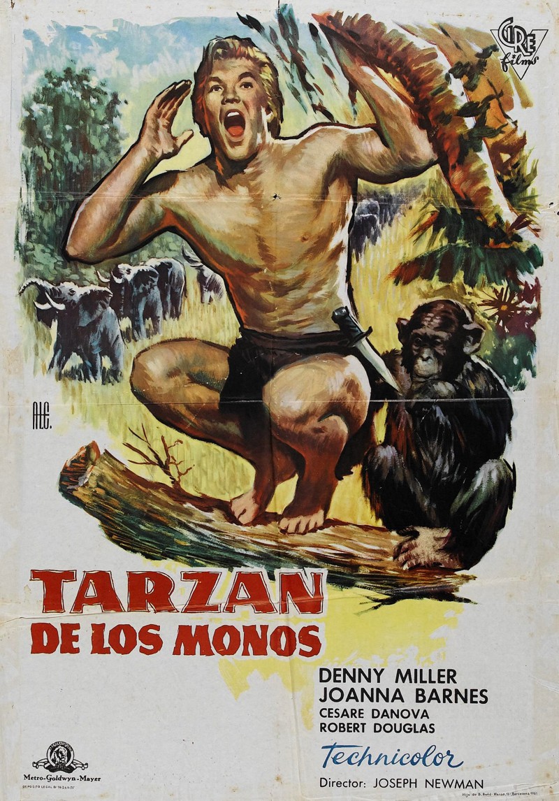 35. «Тарзан» / «Тарзан, человек-обезьяна» / Tarzan, the Ape Man (США, 1932, в СССР - 1952, приключенческий фильм с элементами мелодрамы, реж. В. С. Ван Дайк) 42,9 млн.
