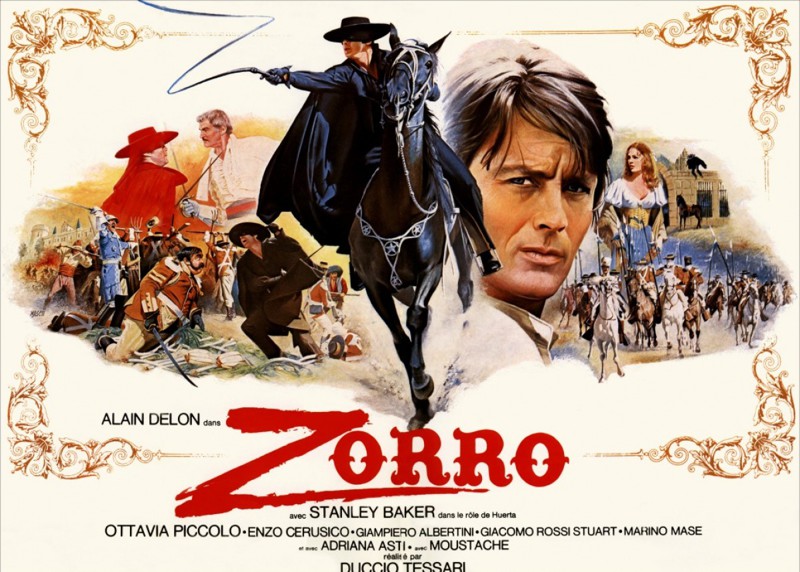 13. «Зорро» / Zorro (Италия-Франция, 1975, в СССР - 1976, историко-приключенческий фильм, реж. Дучо Тессари) 55,3 млн.
