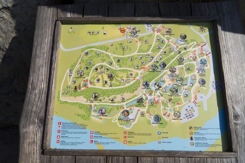 Карта зоопарка