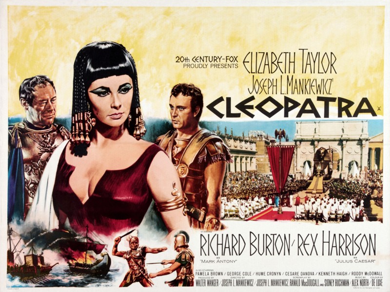 102. «Клеопатра Cleopatra» / Cleopatra (Великобритания, США, Швейцария. 1961  реж. Джозеф Лео Манкевич, Рубен Мамулян, Дэррил Ф. Занук) 32,9 млн чел