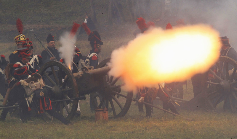 Подвиг батареи полковника Никитина в сражении под Красным в 1812 году