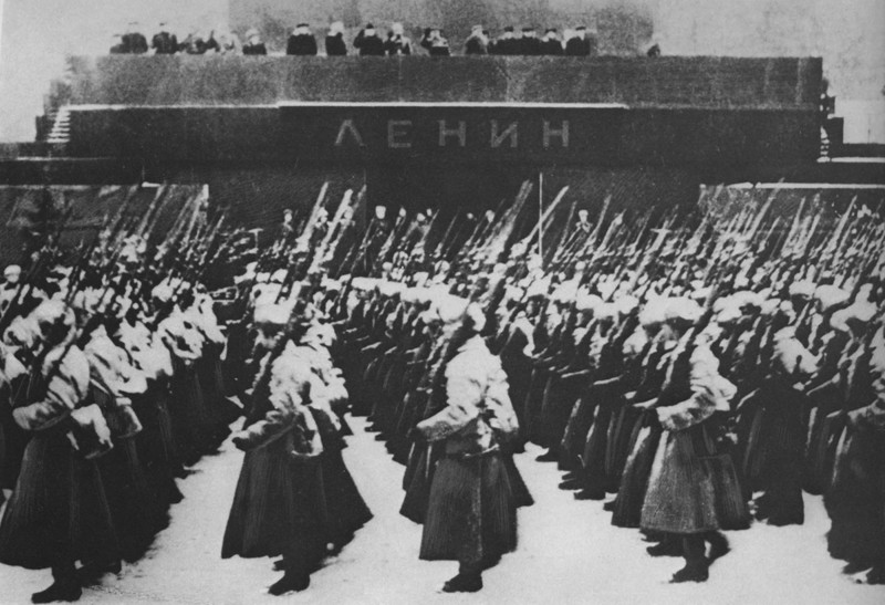 Красная площадь. Парад 1941 года