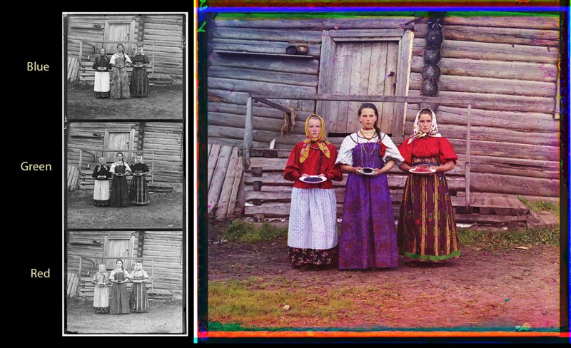 Девушки с ягодами, город Кириллов, 1909 год