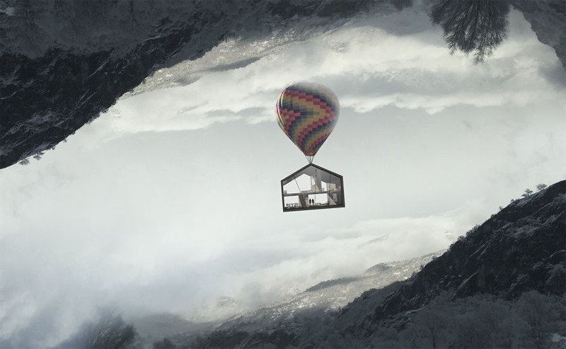 Каркасный дом на воздушном шаре