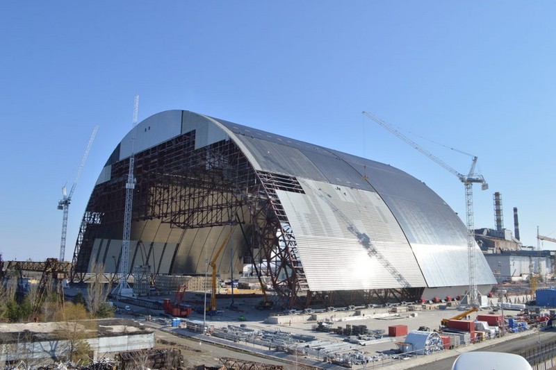 "Арка" - новый саркофаг четвертого энергоблока Чернобыльской АЭС 