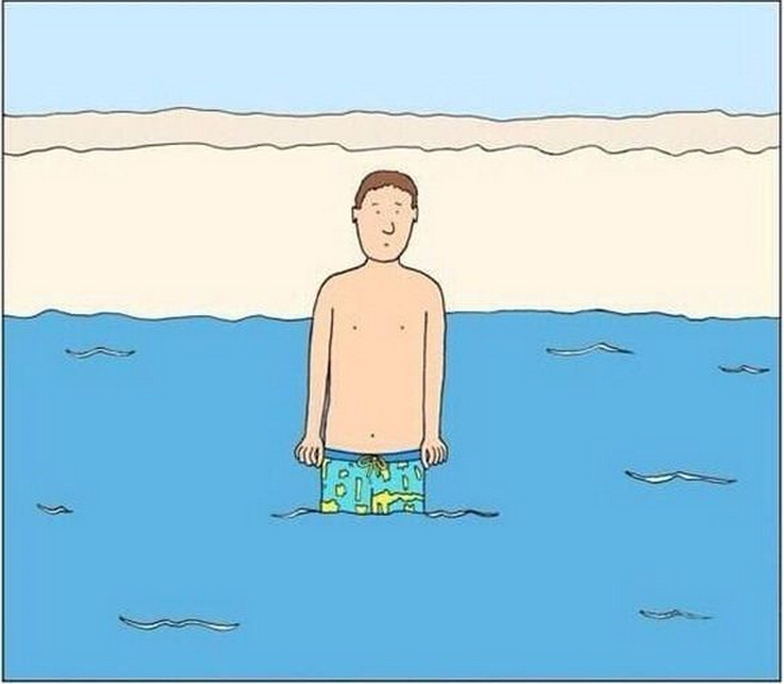 Мемы про воду. Заходит в воду. Мужик в воде. Мужчина заходящий в воду рисунок. Мужик заходит в воду.