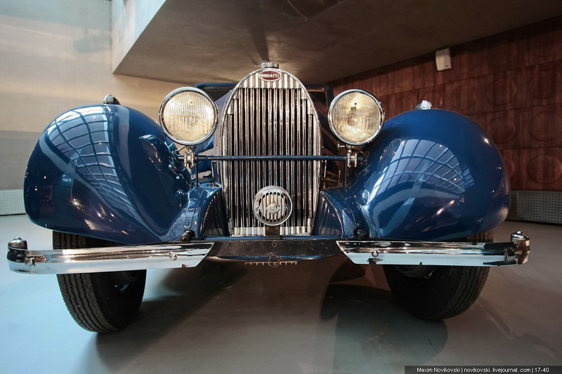 Вот второй тип закрытого кузова эльзасской дизайнерской фирмы Gangoff специально изготовленной для Бугатти - 1935 Bugatti Type 57 Roadster.