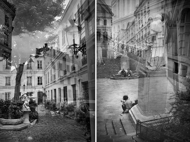 Фотоколлажи Магическая аура Парижа