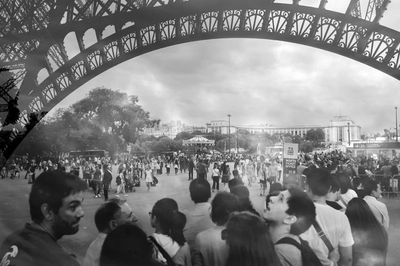 Фотоколлажи Магическая аура Парижа