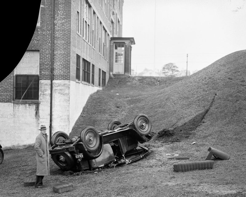 Автомобильные ретро-аварии Бостона 1930-х годов