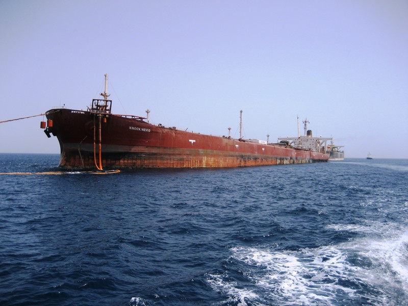 Нефтеналивной супертанкер «Knock Nevis» самый большой корабль в мире
