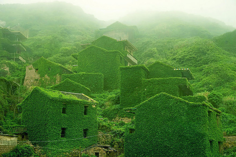 Заброшенная деревушка Шенгси, Китай