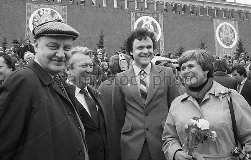 Лев Кулиджанов и Николай Еременко, 1982 г. (фото В. Акимов, РИА Новости)