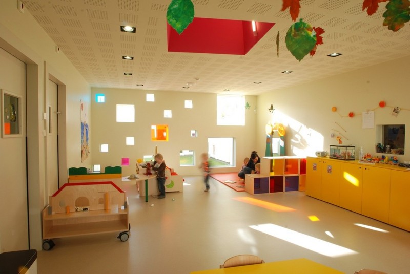 Энергоэффективный детский сад во Франции  