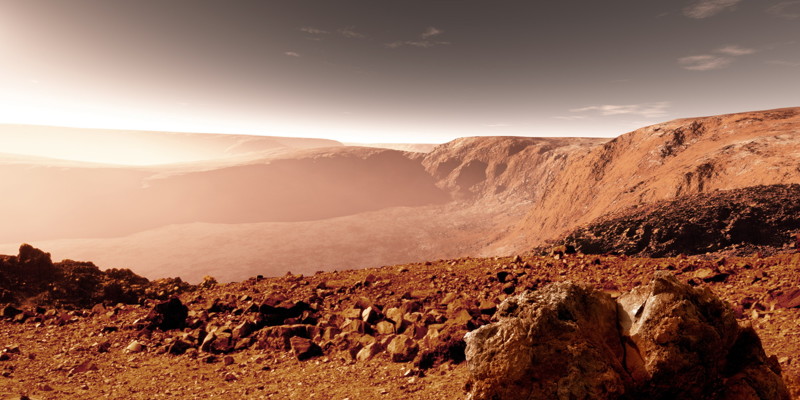 Завораживающие пейзажи Марса