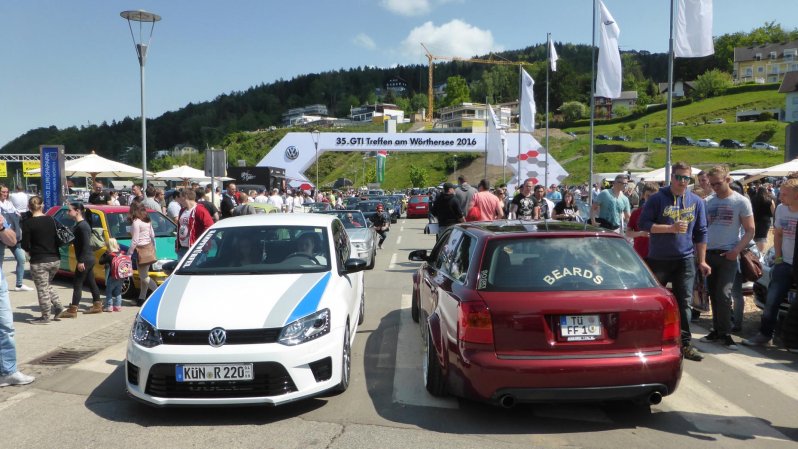 Фестиваль Volkswagen на озере в Австрии