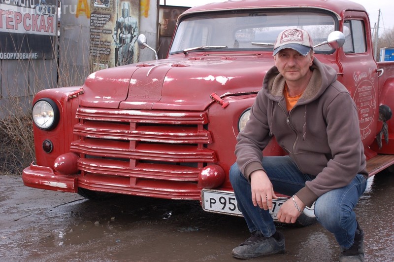 Андрей Филиппов, председатель местного байк-клуба, автор ГАЗ-53 Rat Truck Redneck: