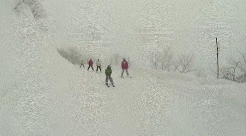 Опасные лыжные прогулки