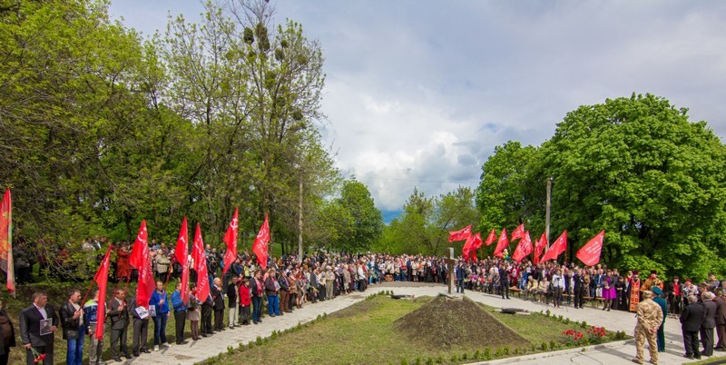 День победы в Изюме Харьковской области