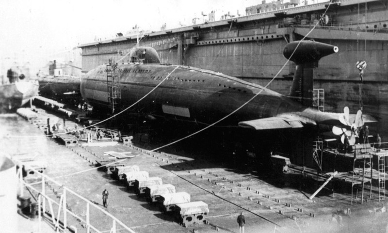Подводная лодка проекта 671РТМ «Щука» в доке