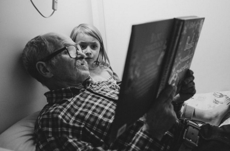 Трогательный фотопроект “Лучший в мире дедушка”