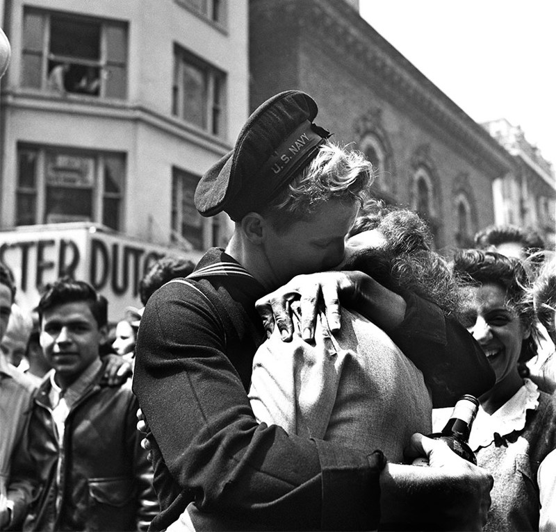 27. Конец Второй Мировой войны, Таймс-сквер, Нью-Йорк, 8 мая 1945 год