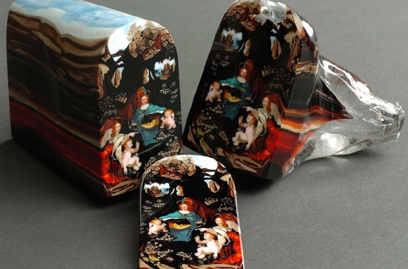 4. Эта художественная «буханка» (техника на самом деле называется «murrine») авторства Лорен Стамп сделана из стекла и каждый «ломтик» стоит $5000: