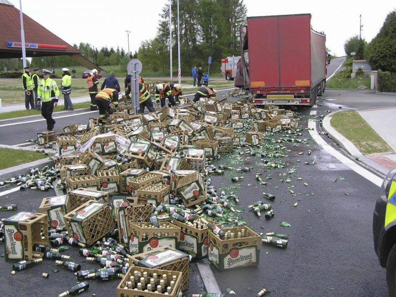 Трагедия с полным кузовом пива