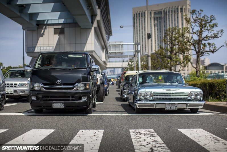 Odaiba, Japan — Автомобильная выставка Mooneyes 2016