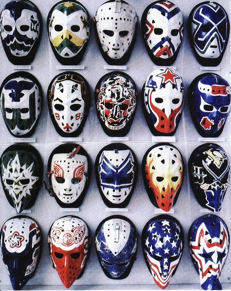 маски хоккейных вратарей фото