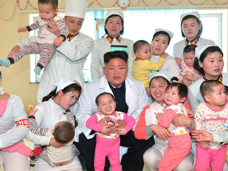 Смена лиц набирает популярность сети вместе с фотожабой Ким Чен Ына