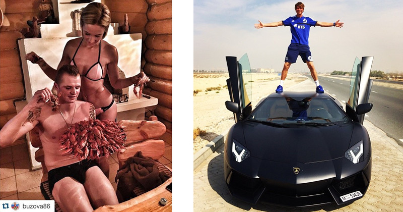 Самые неожиданные фотографии российских футболистов из Instagram*