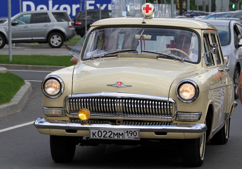 Ежегодное ралли ретро-автомобилей в Москве
