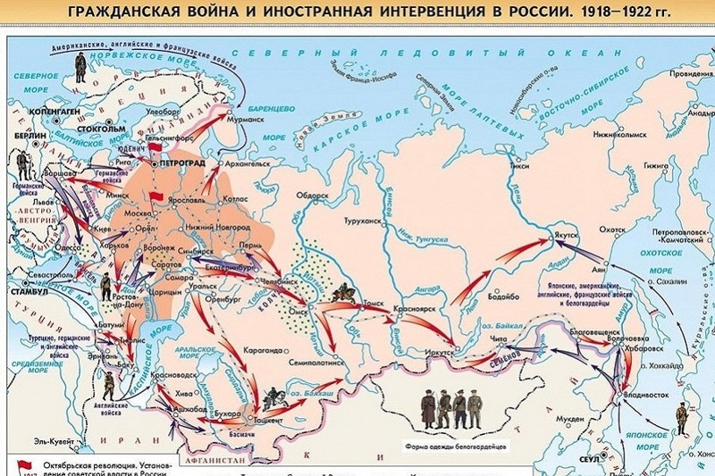 Как Белые признали независимость Польши, Финляндии, Прибалтики, Кавказа и закаспийских образований