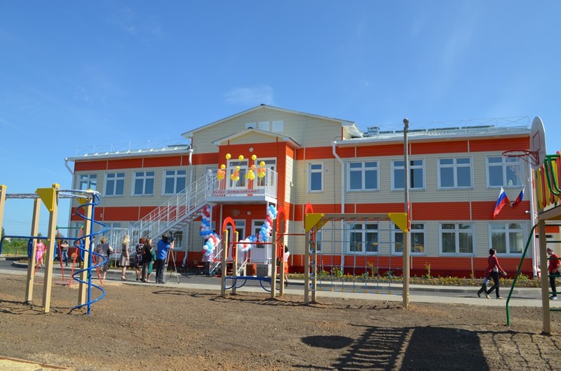 6. В поселке Марфино Вологодской области открылся новый детский сад на 100 мест
