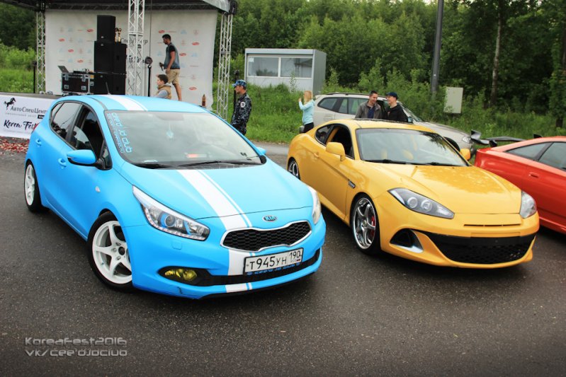 Первый всероссийский фестиваль корейских автомобилей