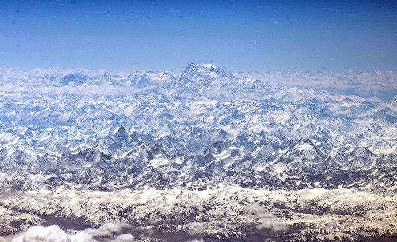 Вид на Гималаи, 15 мая 2016.