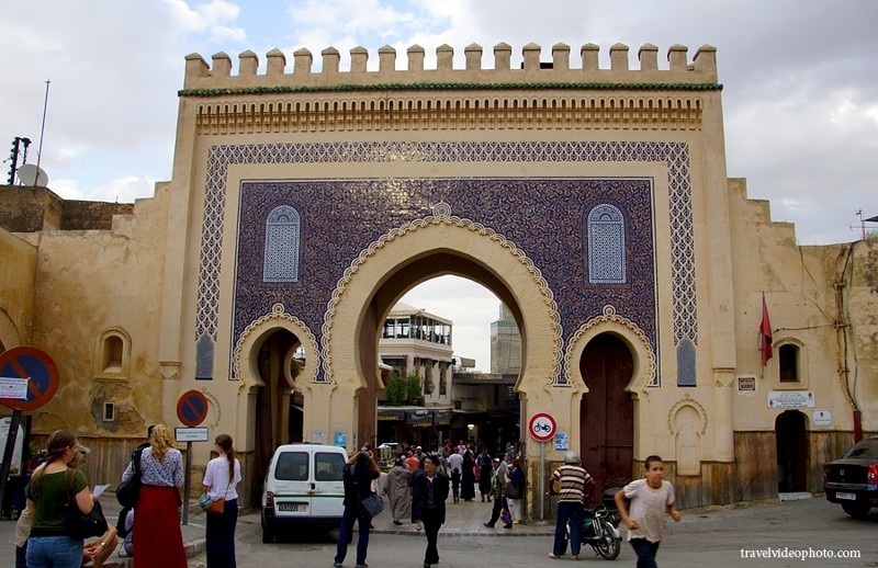 Ворота Bab Bou Jeloud (Голубые ворота)