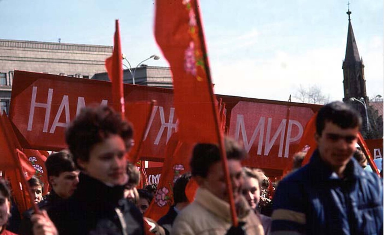 1 мая 1988. Националисты в Иркутске.