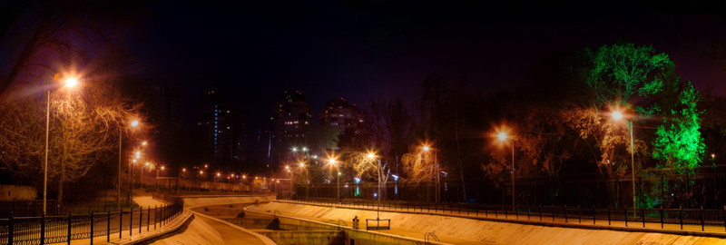 Ночная Алма-Ата