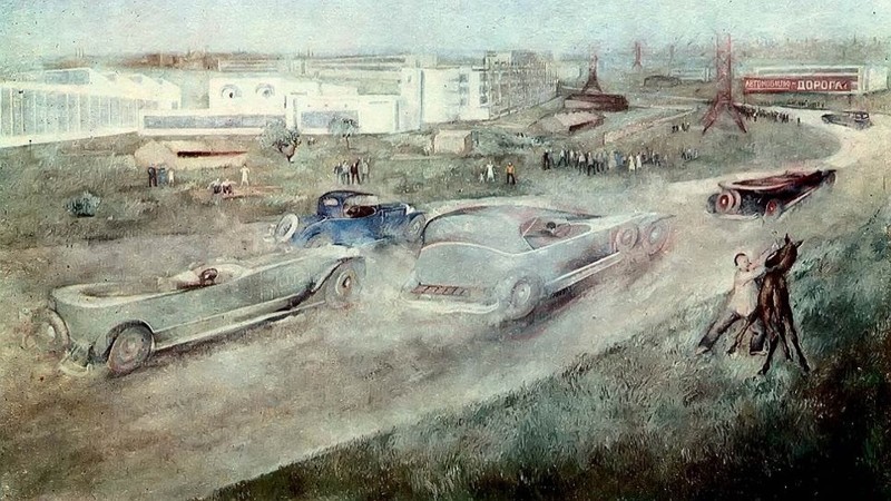 «Автопробег». Петр Вильямс, 1930 год