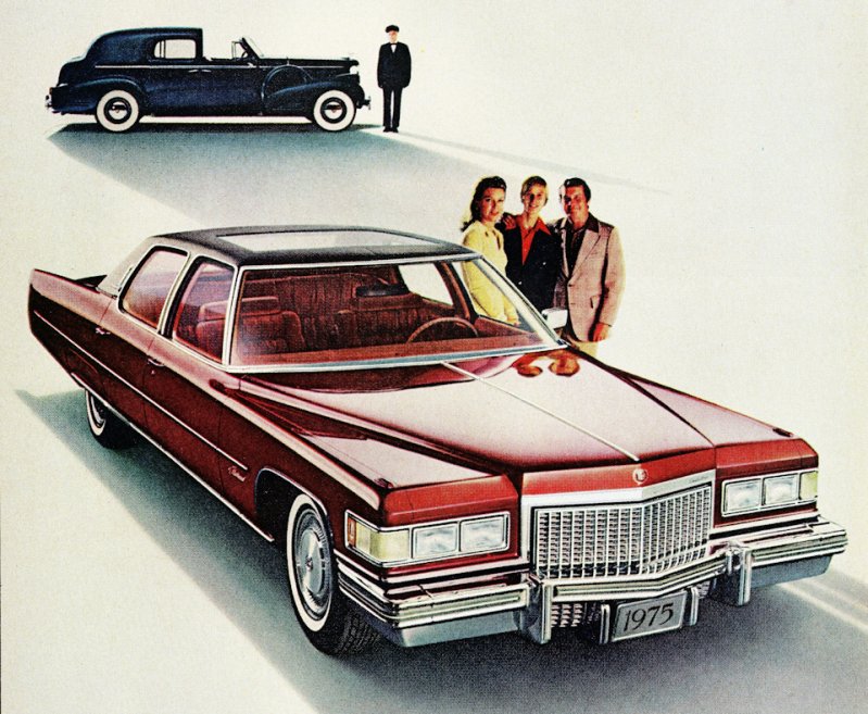 Cadillac Fleetwood Brougham (1975) с люком Astroroof
