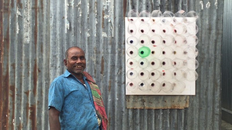 В Бангладеш научились делать кондиционеры из пластиковых бутылок