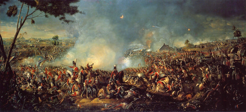 18 июня 1815 года в 11.35 на на Мон-Сен-Жанском плато у местечка Ватерлоо началось последнее сражение Наполеона Бонапарта — французская армия пошла в атаку на английские позиции. Сражение кипело целый день до вечера и закончилось полным поражением фр