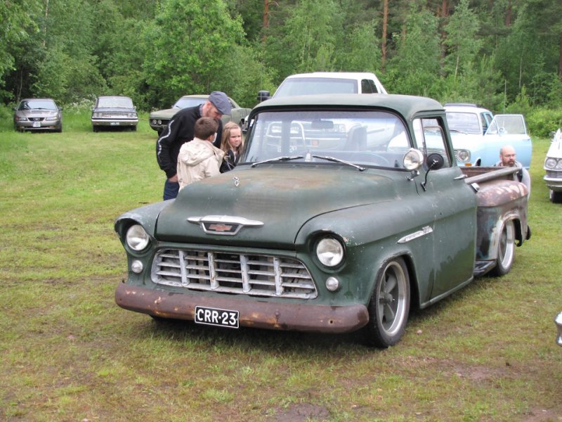 Chevrolet пикап,1955 года.